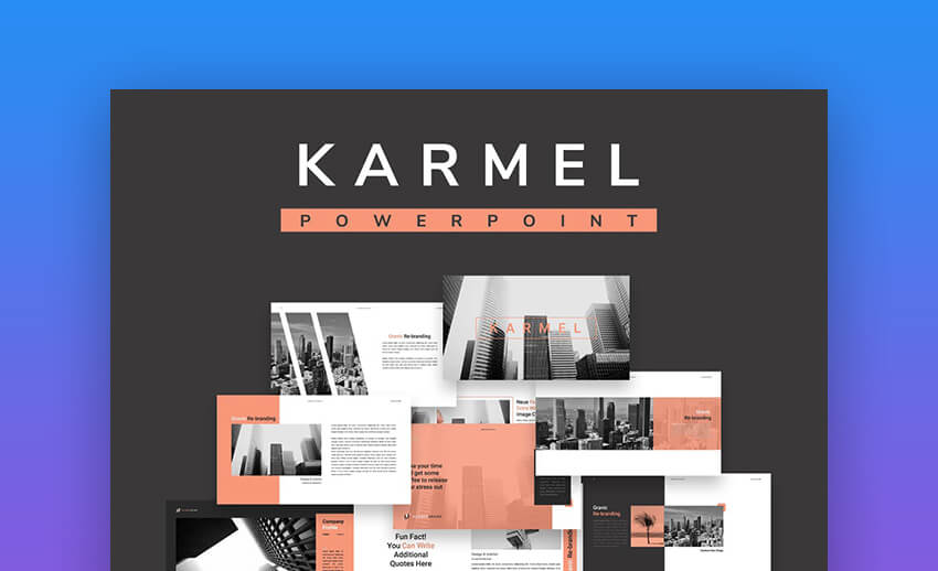Karmel Elegant PowerPoint Template 